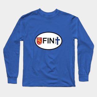 Finland car country code Long Sleeve T-Shirt